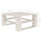 vidaXL Set muebles de palets de jardín 7 pzas madera con cojines crema vidaXL Set muebles de palets de jardín 7 pzas madera con cojines crema