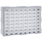 vidaXL Organizador multicajones con 64 cajones 52x16x37,5 cm vidaXL Organizador multicajones con 64 cajones 52x16x37,5 cm