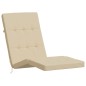 vidaXL Cojines para tumbona 2 uds tela Oxford beige