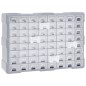 vidaXL Organizador multicajones con 64 cajones 52x16x37,5 cm vidaXL Organizador multicajones con 64 cajones 52x16x37,5 cm
