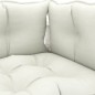 vidaXL Set muebles de jardín de palets 4 pzas madera con cojines beige vidaXL Set muebles de jardín de palets 4 pzas madera con cojines beige