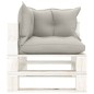 vidaXL Set muebles de palés de jardín 8 pzas madera cojines taupe vidaXL Set muebles de palés de jardín 8 pzas madera cojines taupe