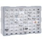 vidaXL Organizador multicajones con 64 cajones 52x16x37,5 cm vidaXL Organizador multicajones con 64 cajones 52x16x37,5 cm