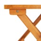 vidaXL Set de tumbonas con mesita 2 uds madera maciza de acacia