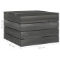 vidaXL Muebles de palés para jardín 7 pzas cojines madera maciza pino vidaXL Muebles de palés para jardín 7 pzas cojines madera maciza pino