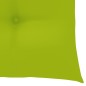 vidaXL Sillas de jardín 2 uds madera teca con cojines verde brillante vidaXL Sillas de jardín 2 uds madera teca con cojines verde brillante