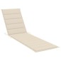 vidaXL Tumbona con mesa y cojín madera maciza de teca vidaXL Tumbona con mesa y cojín madera maciza de teca