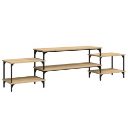 vidaXL Mueble para TV madera contrachapada roble Sonoma 197x35x52 cm