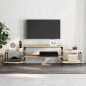 vidaXL Mueble para TV madera contrachapada roble Sonoma 197x35x52 cm vidaXL Mueble para TV madera contrachapada roble Sonoma 197x35x52 cm