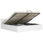 vidaXL Cama canapé hidráulica con LED cuero sintético blanca 180x200cm vidaXL Cama canapé hidráulica con LED cuero sintético blanca 180x200cm