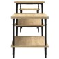 vidaXL Mueble para TV madera contrachapada roble Sonoma 197x35x52 cm vidaXL Mueble para TV madera contrachapada roble Sonoma 197x35x52 cm