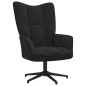 vidaXL Sillón de relax de terciopelo negro vidaXL Sillón de relax de terciopelo negro