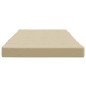 vidaXL Cojines para tumbona 2 uds tela Oxford beige