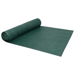 vidaXL Red de privacidad HDPE verde 1,2x10 m 150 g/m² 