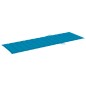 vidaXL Tumbona con cojín azul madera de pino impregnada vidaXL Tumbona con cojín azul madera de pino impregnada