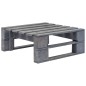 vidaXL Otomana de jardín de palets madera de pino impregnada gris vidaXL Otomana de jardín de palets madera de pino impregnada gris