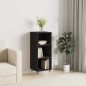 vidaXL Aparador de madera de ingeniería negro 34,5x32,5x90 cm vidaXL Aparador de madera de ingeniería negro 34,5x32,5x90 cm