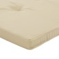 vidaXL Cojines para tumbona 2 uds tela Oxford beige
