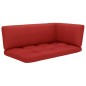 vidaXL Muebles de palets 4 pzas y cojines madera pino impregnada miel vidaXL Muebles de palets 4 pzas y cojines madera pino impregnada miel