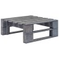 vidaXL Muebles de palets 4 pzas y cojines madera pino impregnada gris vidaXL Muebles de palets 4 pzas y cojines madera pino impregnada gris