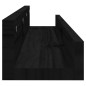 vidaXL Estantes de pared 2 uds madera maciza de pino negro 80x12x9 cm vidaXL Estantes de pared 2 uds madera maciza de pino negro 80x12x9 cm