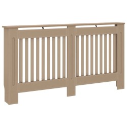 vidaXL Cubierta para radiador MDF 152x19x81,5 cm