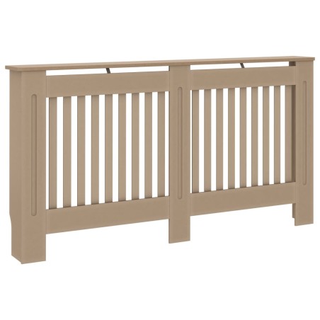 vidaXL Cubierta para radiador MDF 152x19x81,5 cm