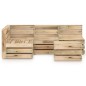 vidaXL Set de muebles de jardín 5 pzas madera de pino impregnada verde vidaXL Set de muebles de jardín 5 pzas madera de pino impregnada verde