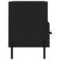 vidaXL Mueble para TV madera contrachapada negro 80x36x50 cm vidaXL Mueble para TV madera contrachapada negro 80x36x50 cm