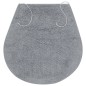 vidaXL Conjunto de alfombrillas de baño de tela 3 piezas gris vidaXL Conjunto de alfombrillas de baño de tela 3 piezas gris