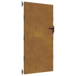 vidaXL Puerta de jardín acero corten 85x175 cm