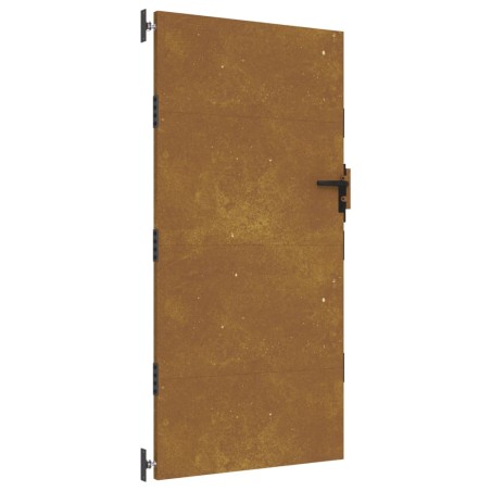 vidaXL Puerta de jardín acero corten 85x175 cm