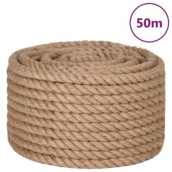 vidaXL Cuerda de yute 50 m de longitud y 16 mm de grosor