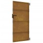 vidaXL Puerta de jardín acero corten 85x175 cm vidaXL Puerta de jardín acero corten 85x175 cm