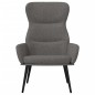 vidaXL Sillón de relax con reposapiés tela gris claro vidaXL Sillón de relax con reposapiés tela gris claro