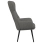 vidaXL Sillón de relax con reposapiés tela gris claro vidaXL Sillón de relax con reposapiés tela gris claro