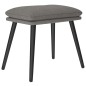 vidaXL Sillón de relax con reposapiés tela gris claro vidaXL Sillón de relax con reposapiés tela gris claro