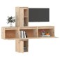 vidaXL Muebles para TV 5 piezas madera maciza de pino vidaXL Muebles para TV 5 piezas madera maciza de pino