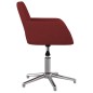 vidaXL Sillas de comedor giratorias 2 unidades tela rojo tinto vidaXL Sillas de comedor giratorias 2 unidades tela rojo tinto