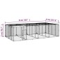 vidaXL Gallinero madera maciza de pino impregnada 800x400x200 cm