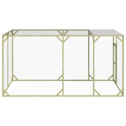 vidaXL Gallinero madera maciza de pino impregnada 200x400x200 cm