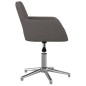 vidaXL Sillas de comedor giratorias 2 unidades tela gris oscuro vidaXL Sillas de comedor giratorias 2 unidades tela gris oscuro