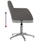 vidaXL Sillas de comedor giratorias 2 unidades tela gris oscuro vidaXL Sillas de comedor giratorias 2 unidades tela gris oscuro