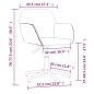 vidaXL Sillas de comedor giratorias 2 unidades tela gris oscuro vidaXL Sillas de comedor giratorias 2 unidades tela gris oscuro
