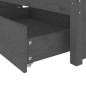 vidaXL Estructura de cama con cajones gris 140x200 cm vidaXL Estructura de cama con cajones gris 140x200 cm