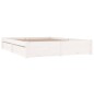 vidaXL Estructura de cama con cajones doble blanco 135x190 cm vidaXL Estructura de cama con cajones doble blanco 135x190 cm
