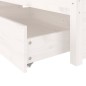 vidaXL Estructura de cama con cajones doble blanco 135x190 cm vidaXL Estructura de cama con cajones doble blanco 135x190 cm