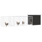 vidaXL Jaula de gallinas acero galvanizado antracita 400x91x100 cm vidaXL Jaula de gallinas acero galvanizado antracita 400x91x100 cm