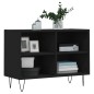vidaXL Mueble de TV madera de ingeniería negro 69,5x30x50 cm
