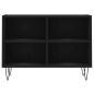 vidaXL Mueble de TV madera de ingeniería negro 69,5x30x50 cm